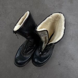 Vintage | 1973 | Miner | Shearling Lined | Winter | Boots